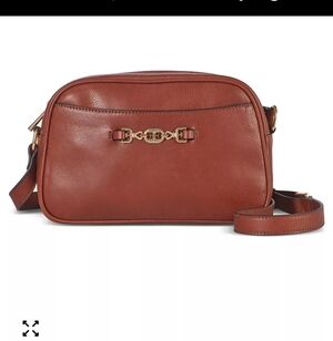 Sam Edelman Tan Leather Messenger Bag